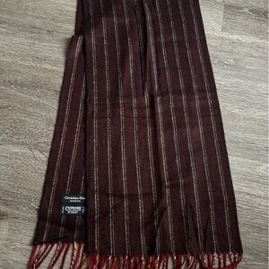 CHRISTIAN DIOR MONSIEUR CASHMAIRE 100% acrylicic SCARF